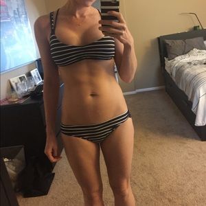 aerie Swim - Aerie Navy and white bikini aerie Swim - Aerie Navy and white bikini